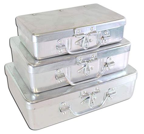 small aluminum boxes